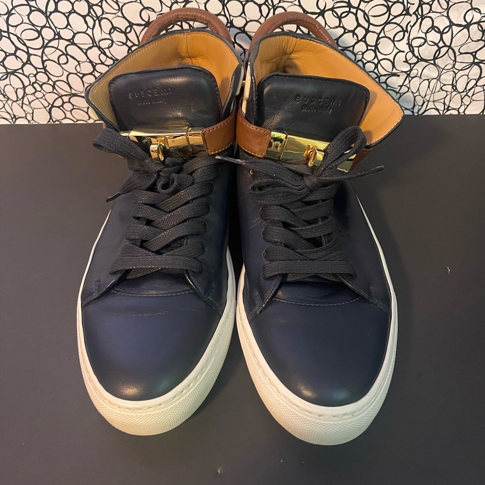 Buscemi Sneaker Navy, tan and beige size 42